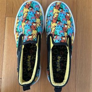 Groundup Pokemon Canvas Slip-on Sneakers, Big Kids Sz 5